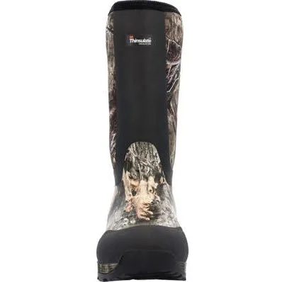 Rocky Men's Stryker Mossy Oak 16" Waterproof 800G Rubber Work Boot Golden RKS0601