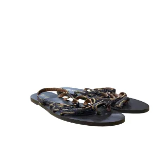 Sandals Flats By mi,I’m In Brown, Size:8.5