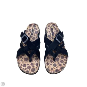 Sandals Flats By Muk Luks In Black, Size: 8