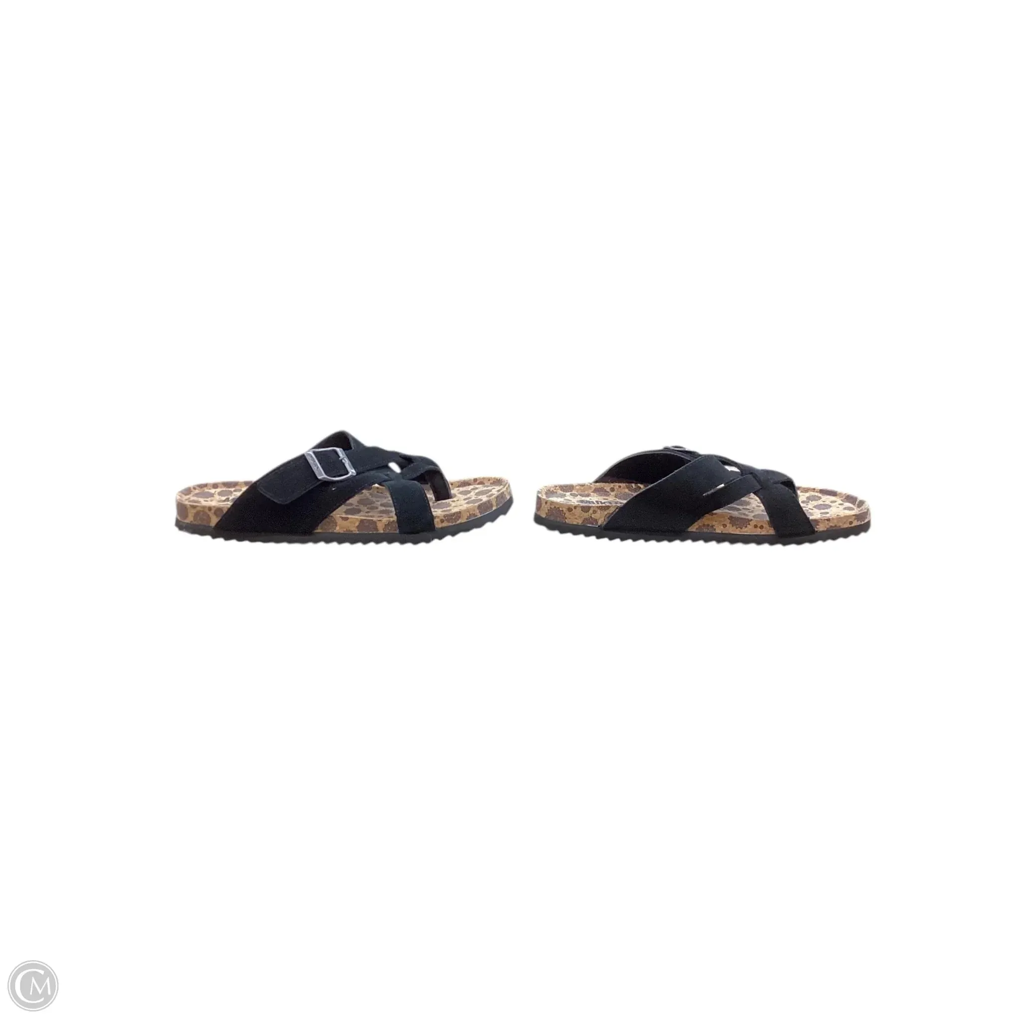 Sandals Flats By Muk Luks In Black, Size: 8