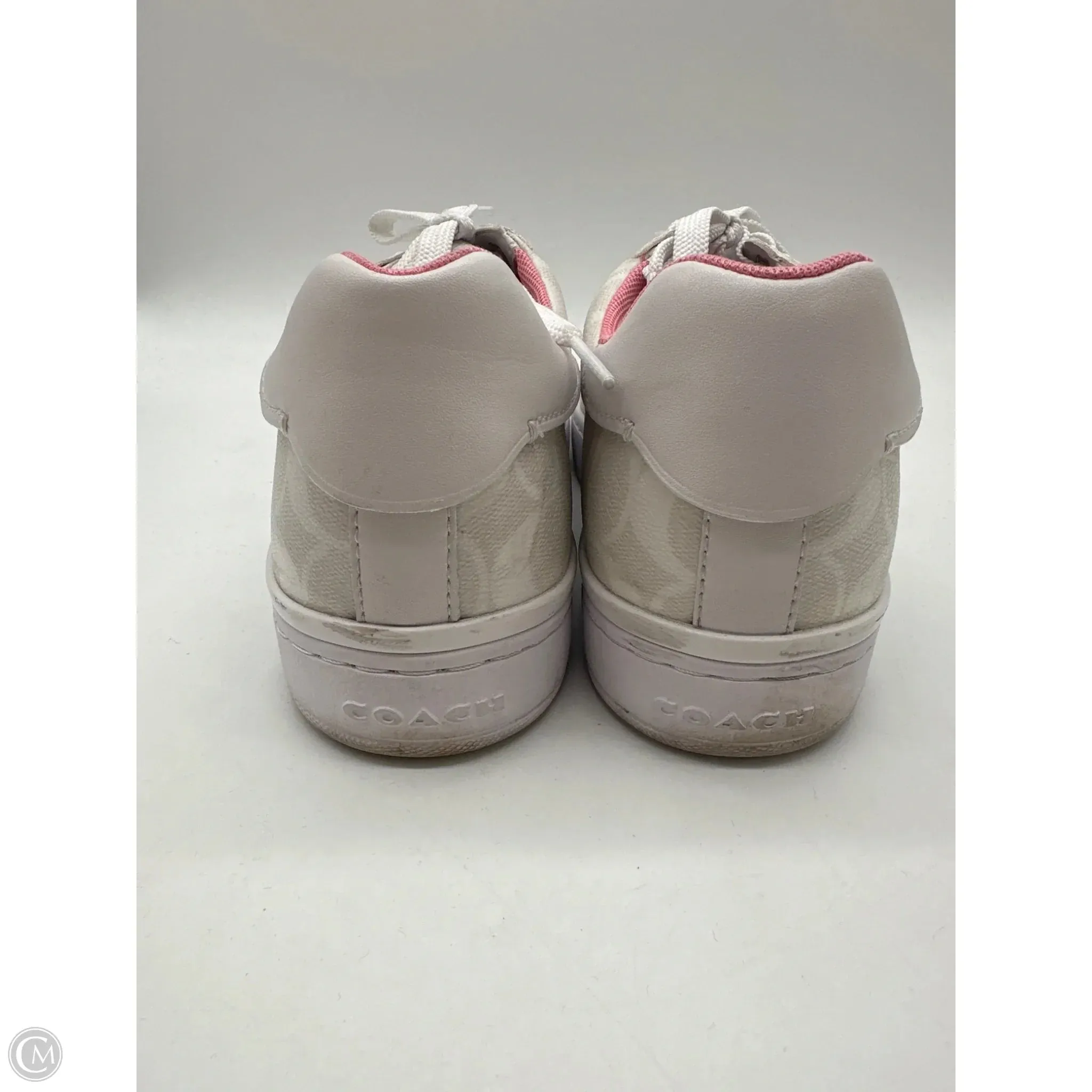 Shoes Designer By Coach In White, Size: 10