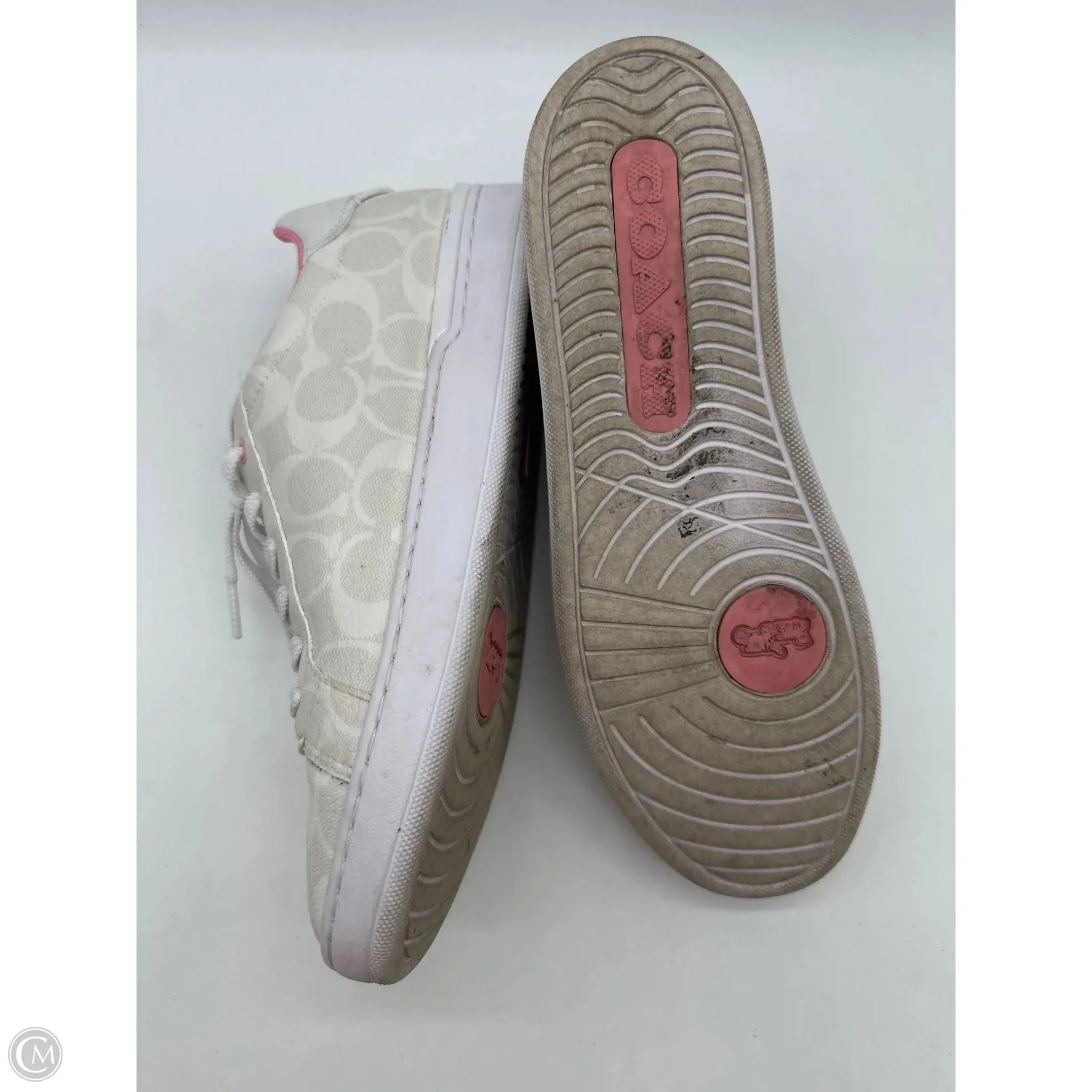 Shoes Designer By Coach In White, Size: 10