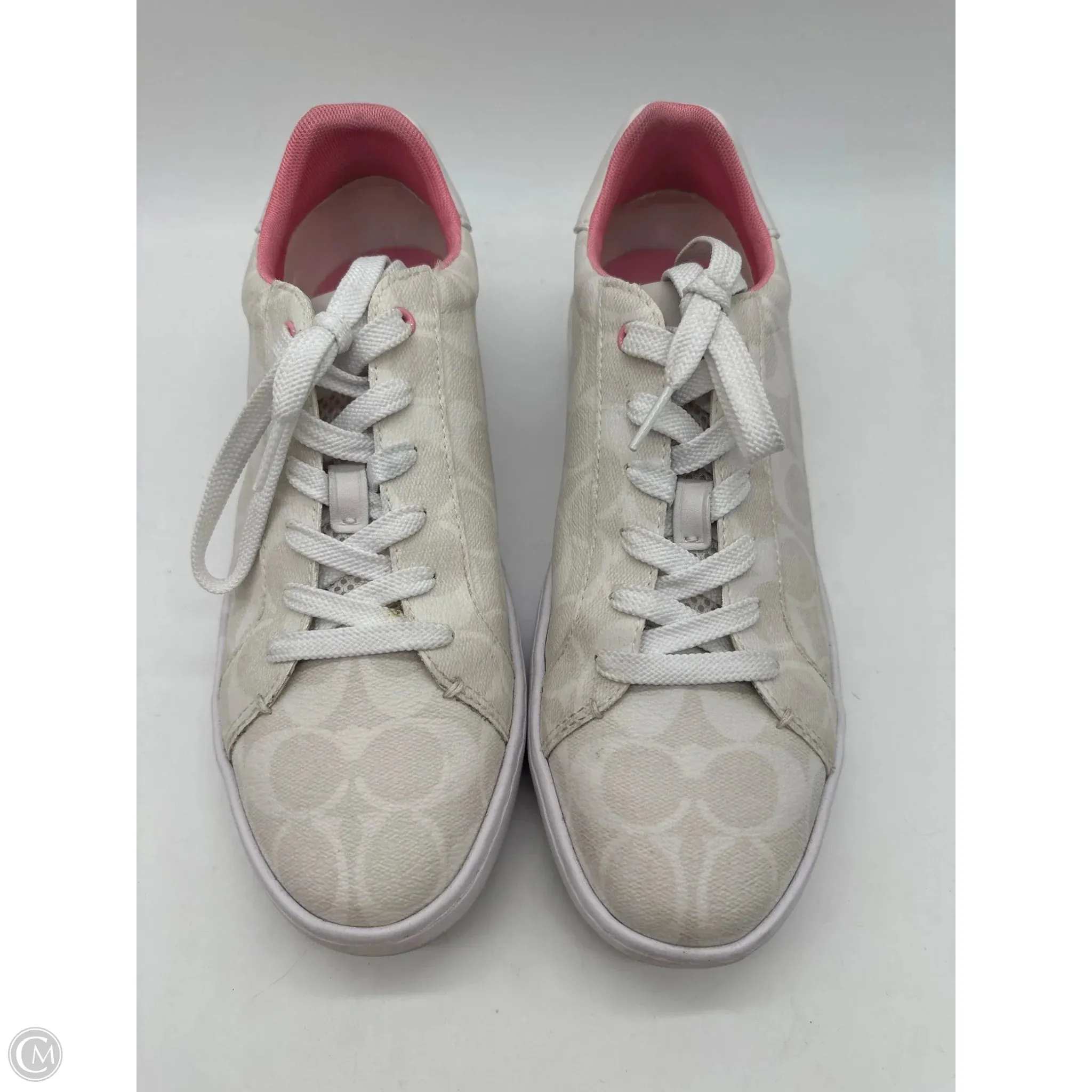 Shoes Designer By Coach In White, Size: 10