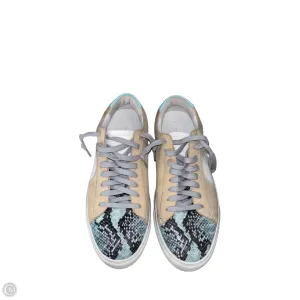 Shoes Flats By Cma In Blue & Cream, Size: 6.5