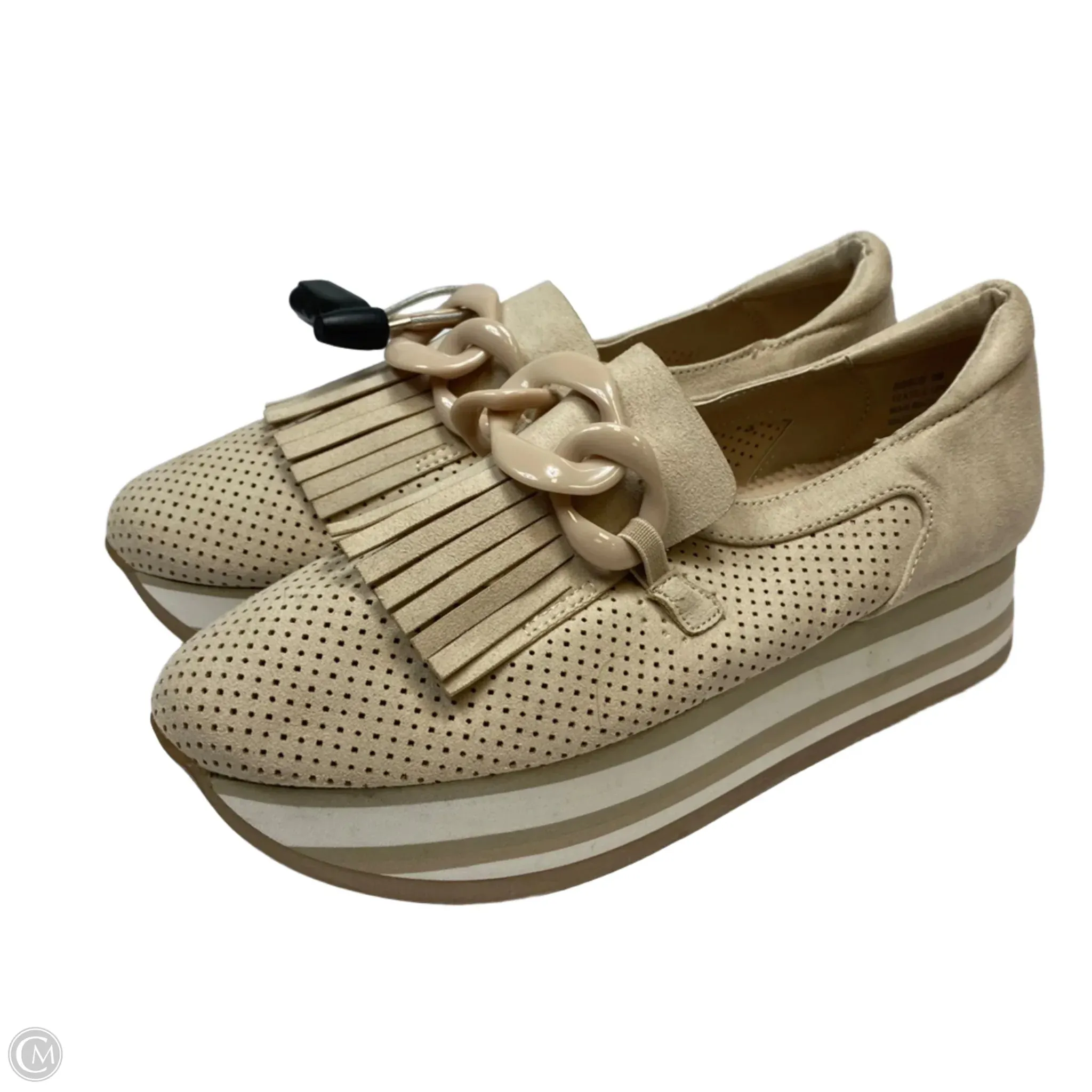 Shoes Heels Platform By Crown And Ivy In Cream, Size: 9