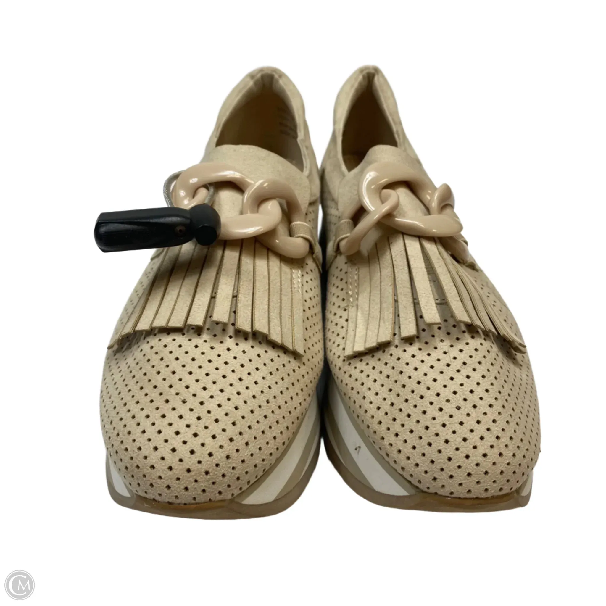 Shoes Heels Platform By Crown And Ivy In Cream, Size: 9