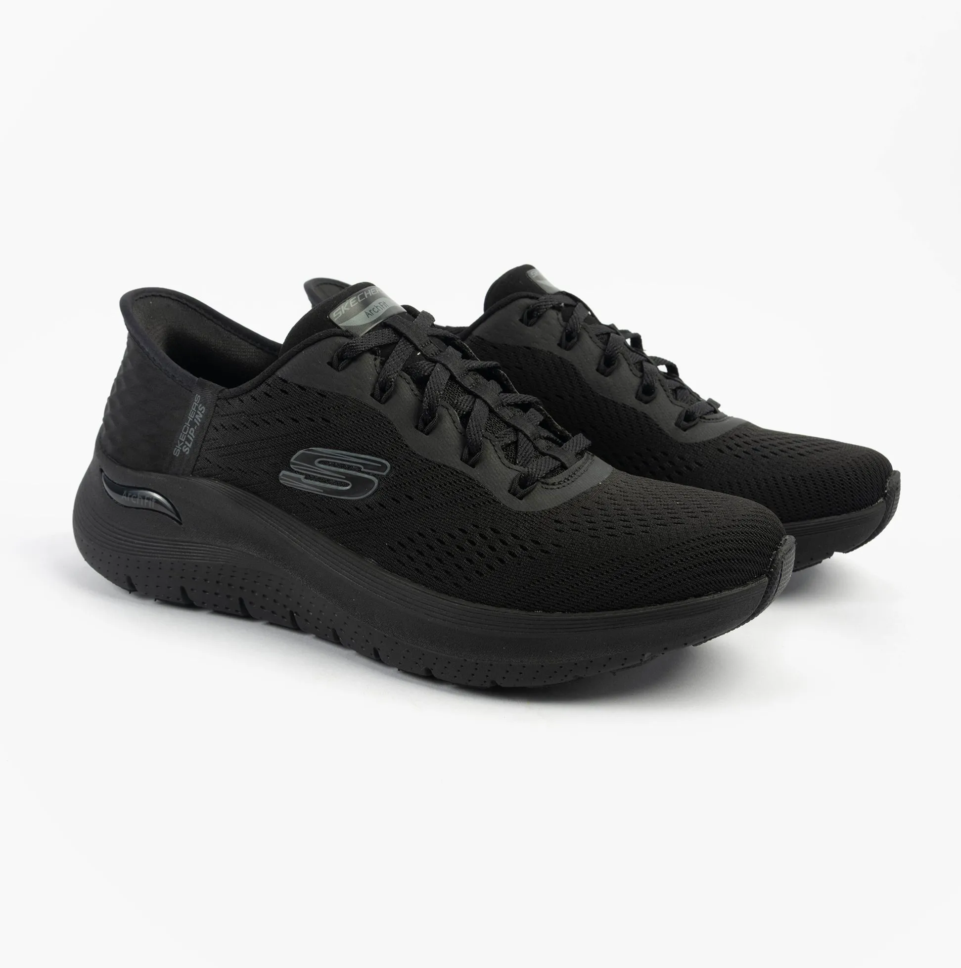 Skechers ARCH FIT 2.0 - EASY CHIC Womens Trainers Black