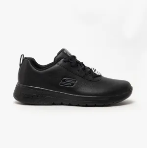 Skechers Work 108010EC/BLK MARSING GMINA SR Womens Occupational Trainers Black
