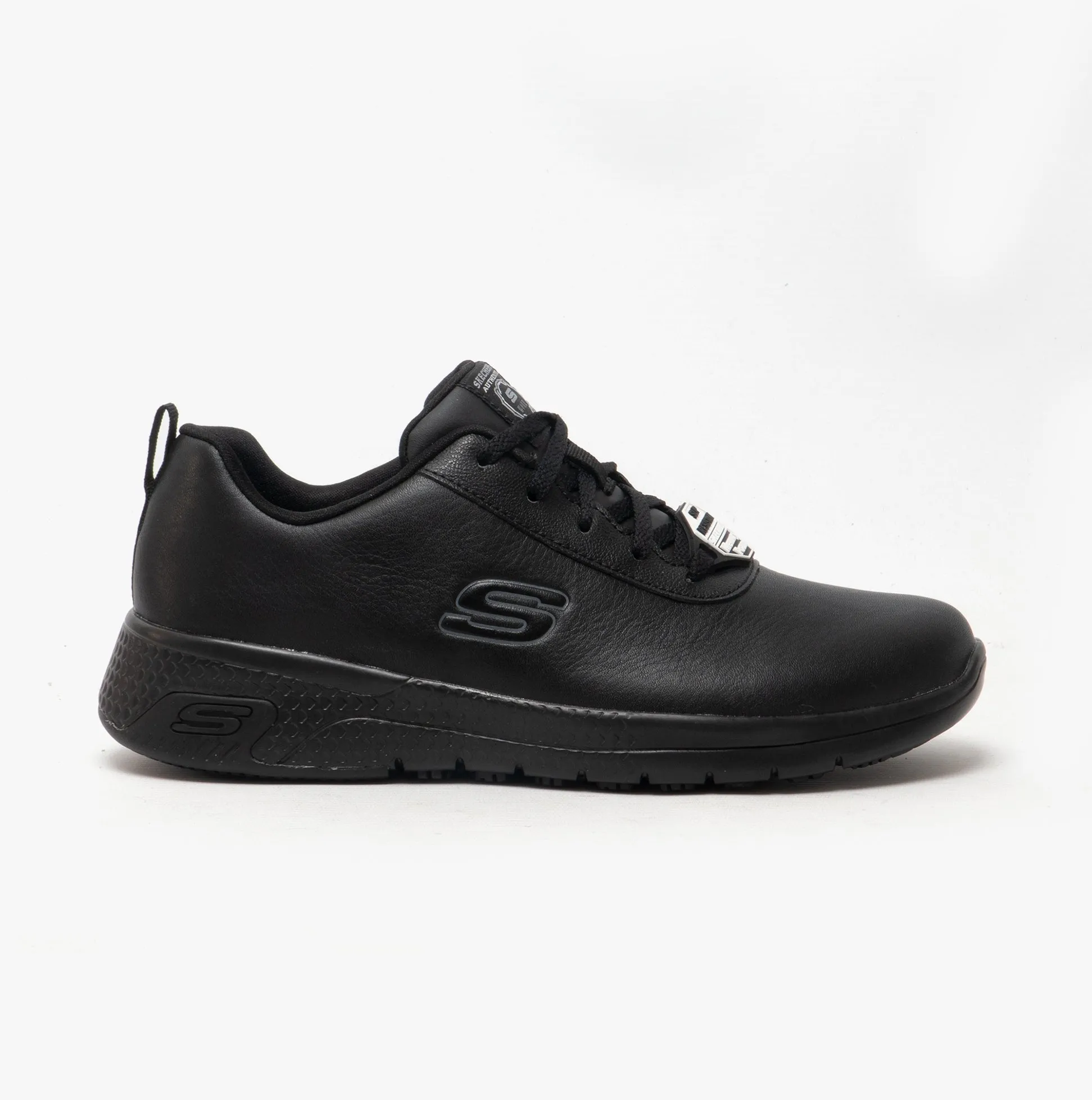 Skechers Work 108010EC/BLK MARSING GMINA SR Womens Occupational Trainers Black