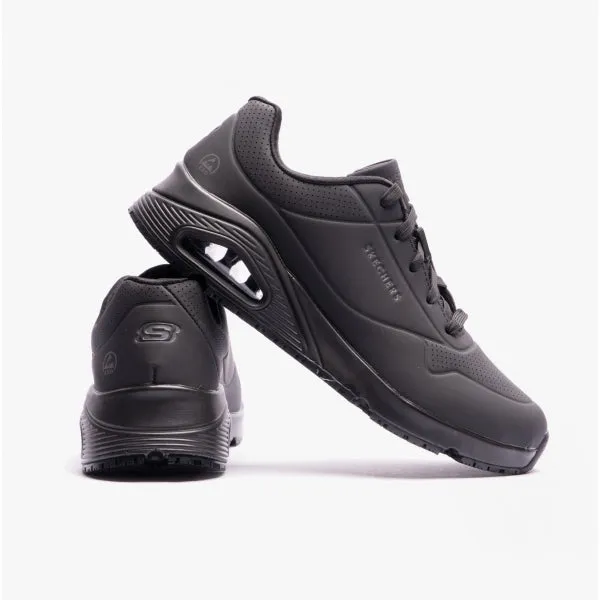 Skechers Work 108021EC/BLK 108021EC UNO SR Womens Trainers Black