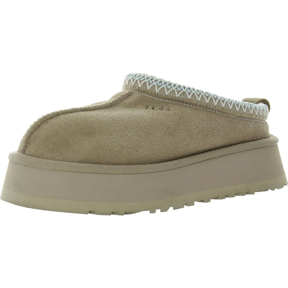 Tazz Womens Embroidered Slip On Slide Slippers