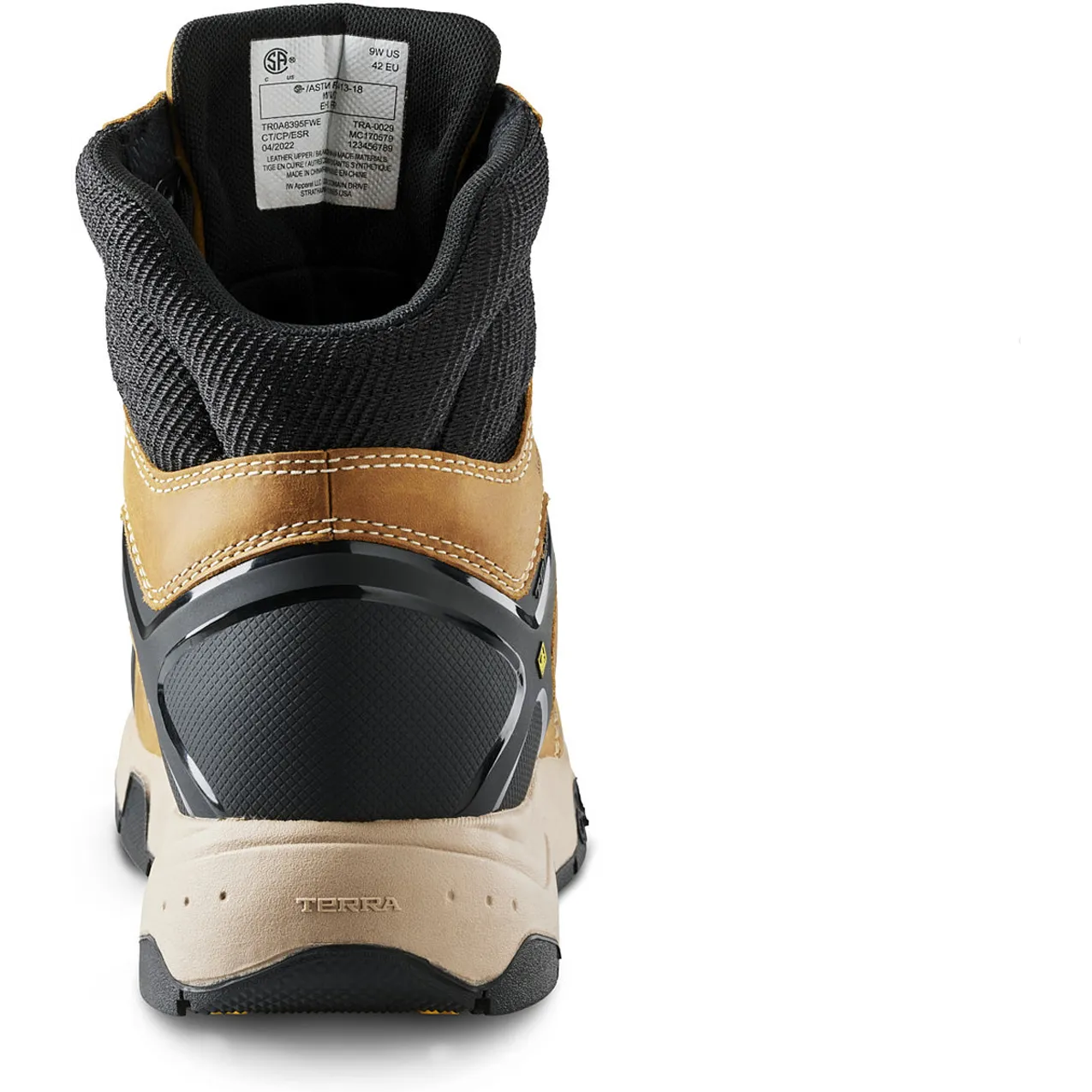 Terra Men's Carbine 6" Composite Toe Waterproof Safety  Work Boot -Wheat- 8395WT