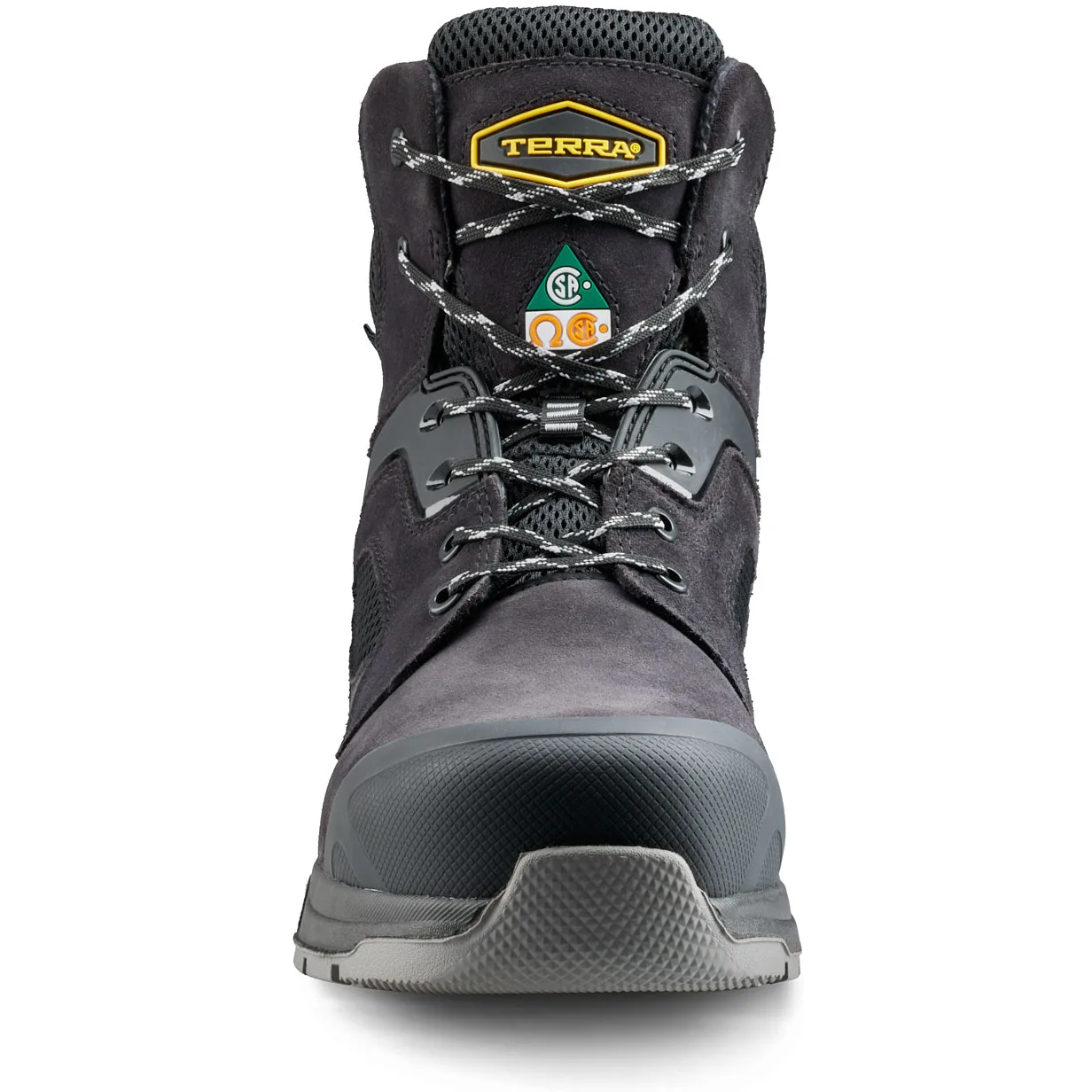 Terra Men's Cobalt 6" Composite Toe Waterproof Safety Work Boot - Black - 1279BK