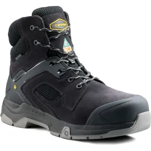 Terra Men's Cobalt 6" Composite Toe Waterproof Safety Work Boot - Black - 1279BK