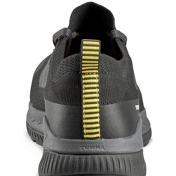 Terra Men's Eclipse Composite Toe Slip Resistant Athletic Work Shoe -Black- 4T8NBY