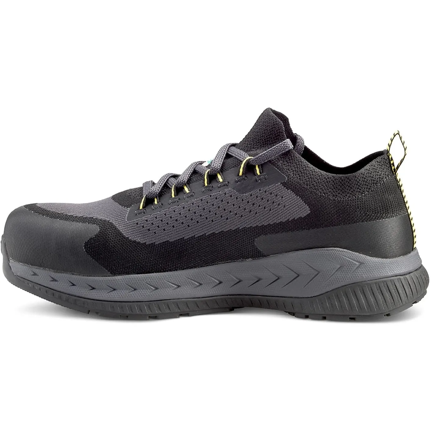 Terra Men's Eclipse Composite Toe Slip Resistant Athletic Work Shoe -Black- 4T8NBY
