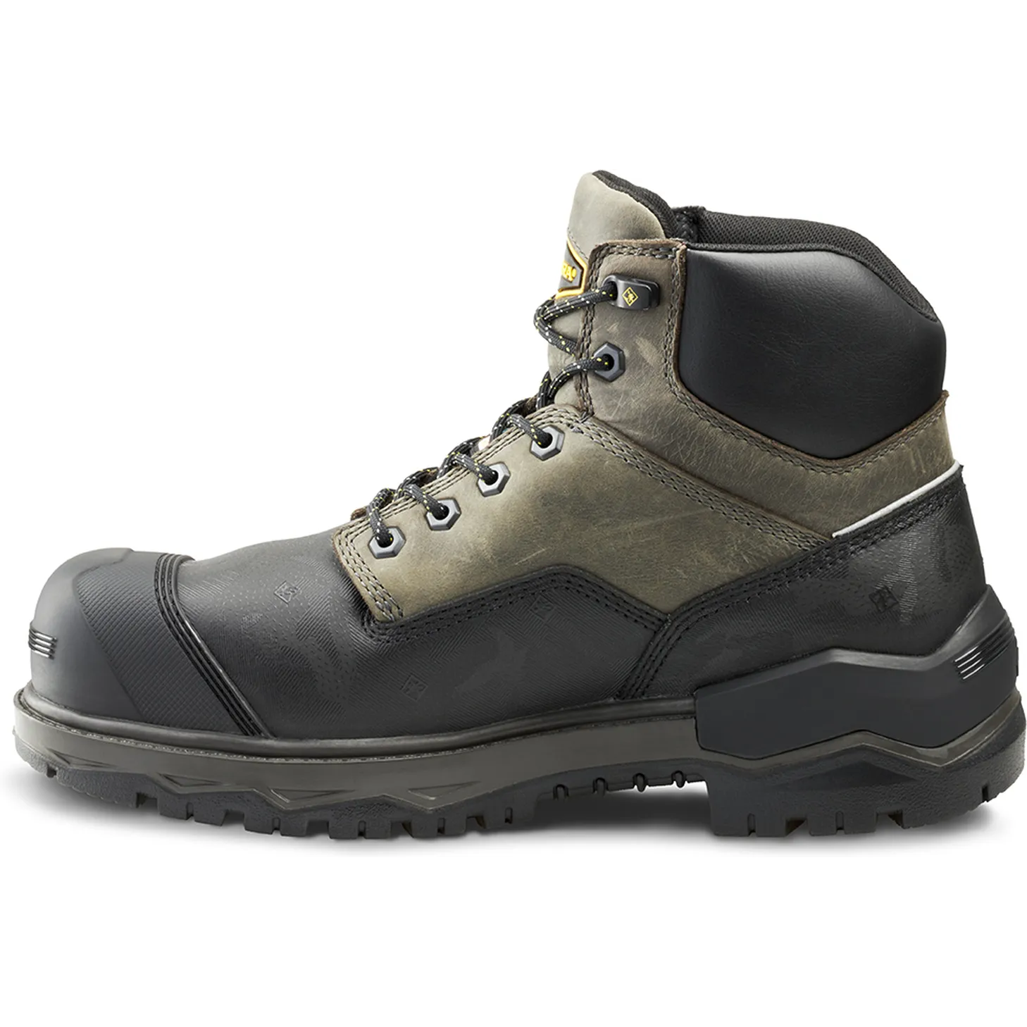 Terra Men's Gantry 6" Nano Composite Toe Waterproof Work Boot -Gray- 4T8VGY