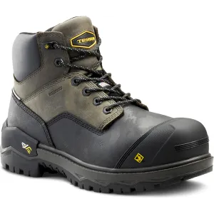 Terra Men's Gantry 6" Nano Composite Toe Waterproof Work Boot -Gray- 4T8VGY