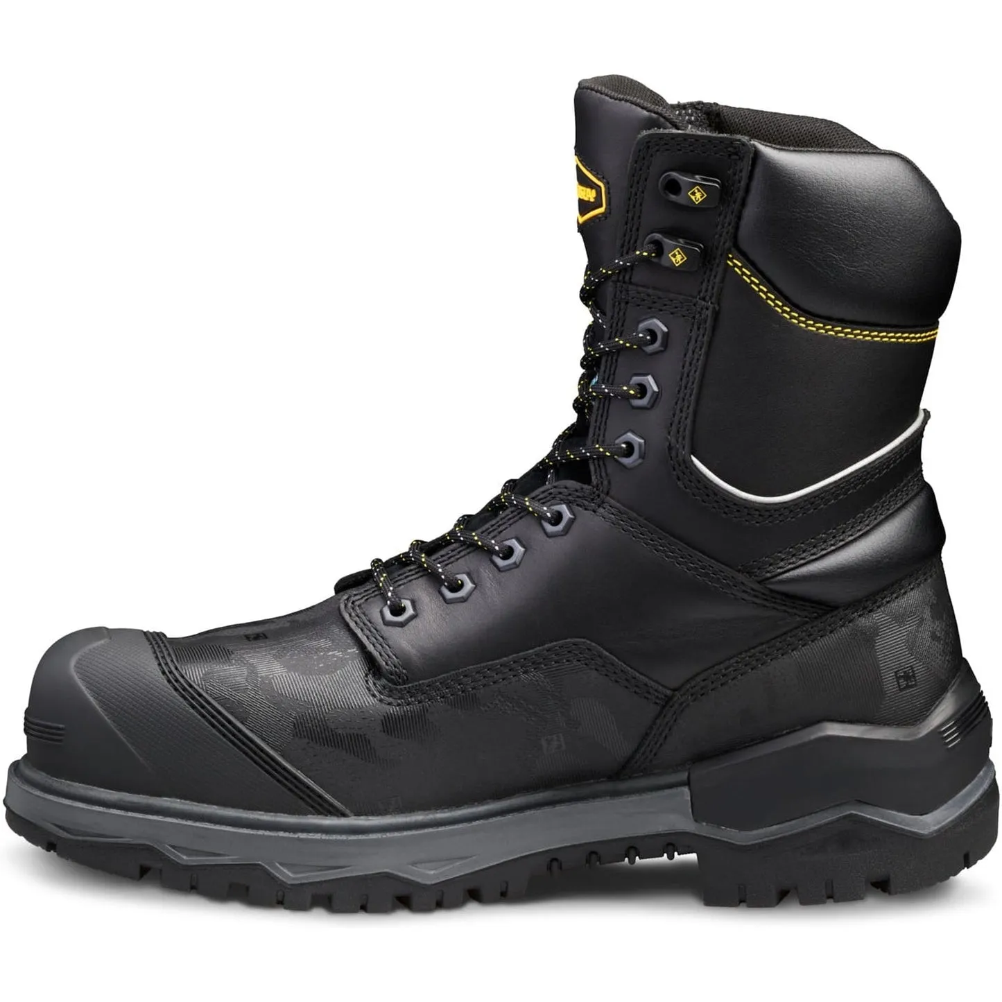 Terra Men's Gantry 8" Composite Toe Waterproof Safety Work Boot -Black- 4NRQBK