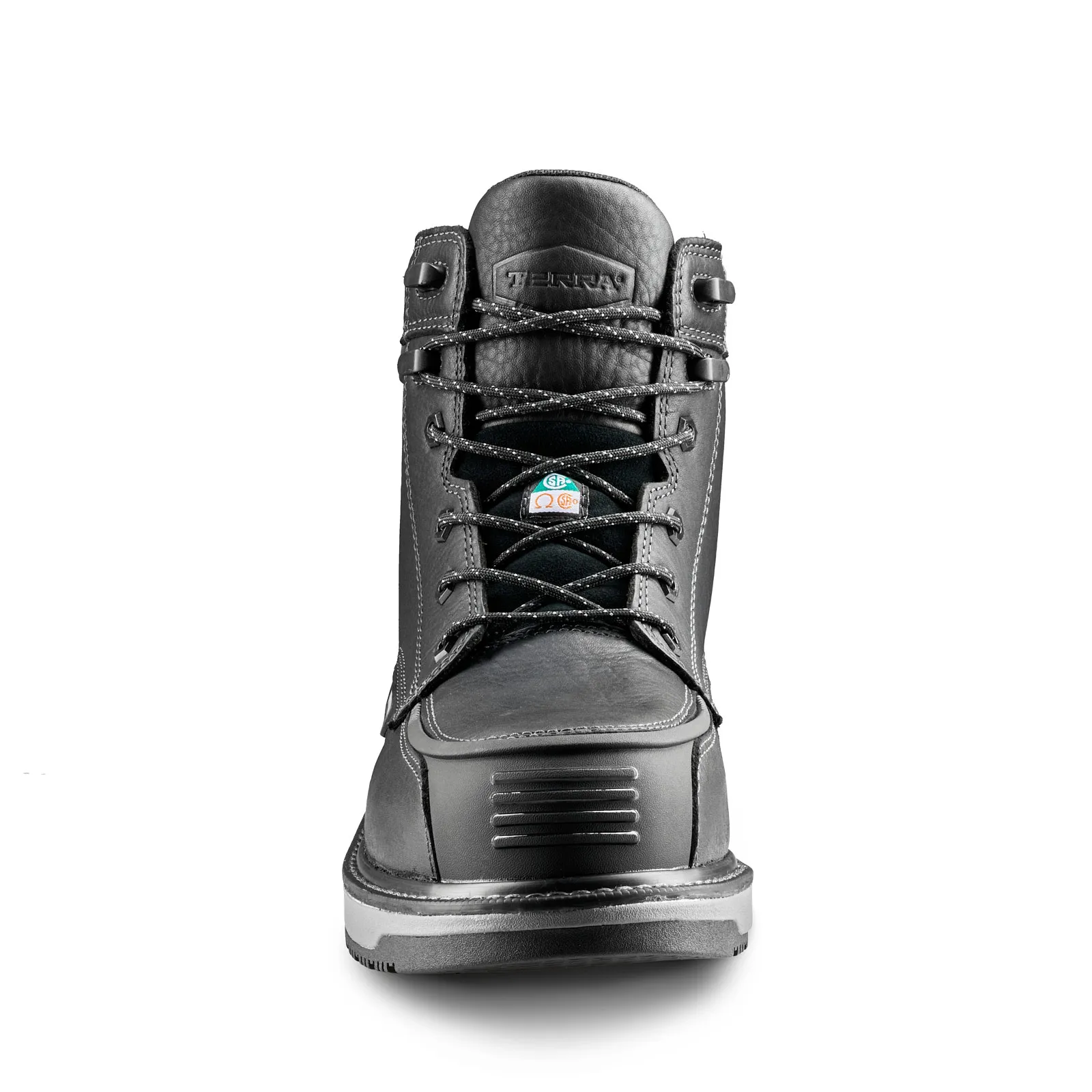 Terra Men's Ironstone 6" Composite Toe Waterproof Safety Work Boot- Black- 839GBK