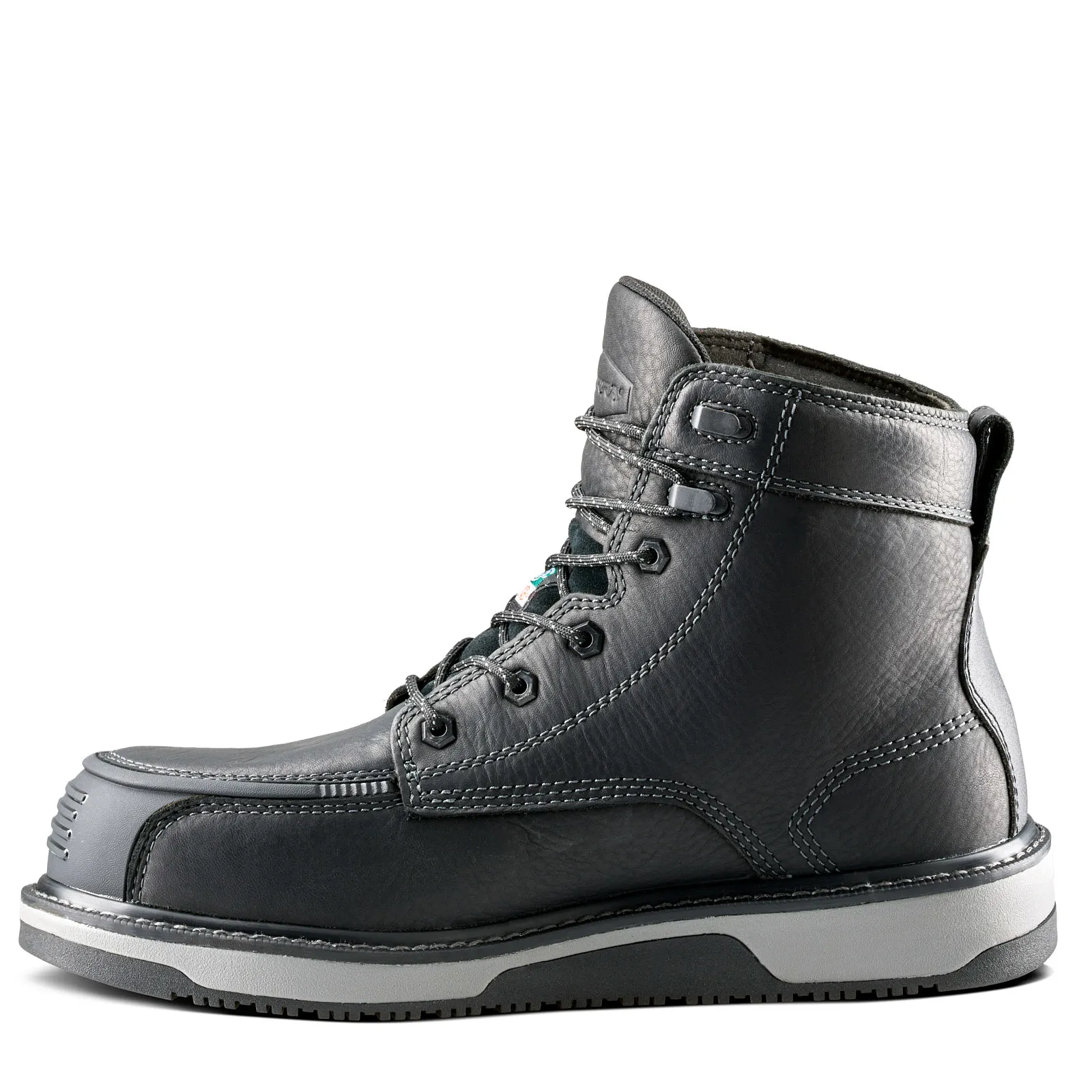 Terra Men's Ironstone 6" Composite Toe Waterproof Safety Work Boot- Black- 839GBK