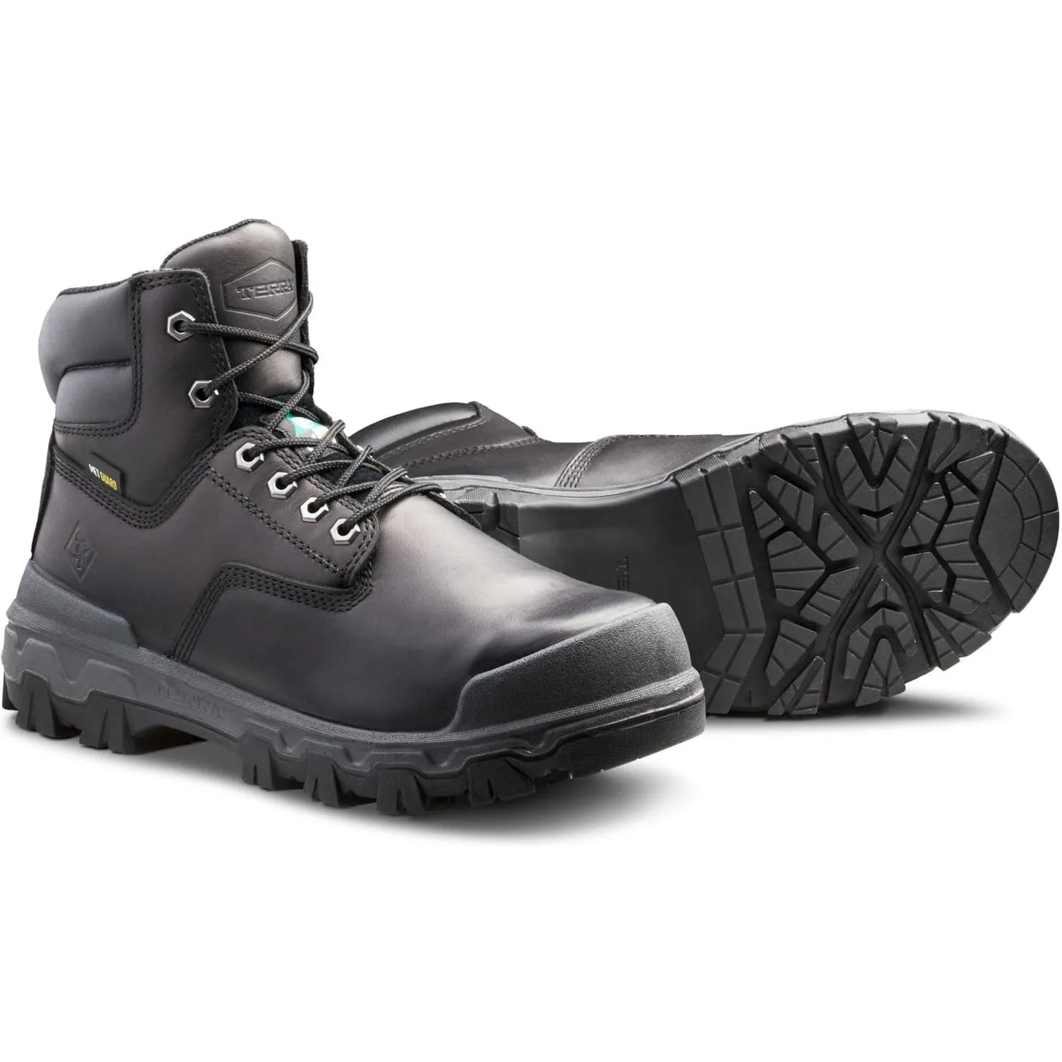 Terra Men's Sentry 2020 6" Composite Toe Waterproof Safety Work Boot -Black- 4NRWBK