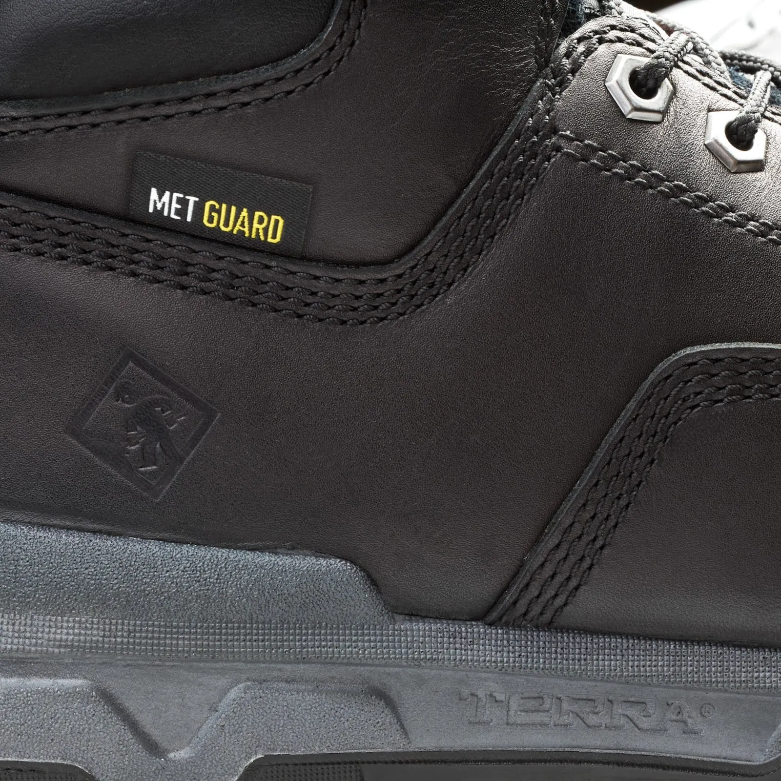 Terra Men's Sentry 2020 6" Composite Toe Waterproof Safety Work Boot -Black- 4NRWBK
