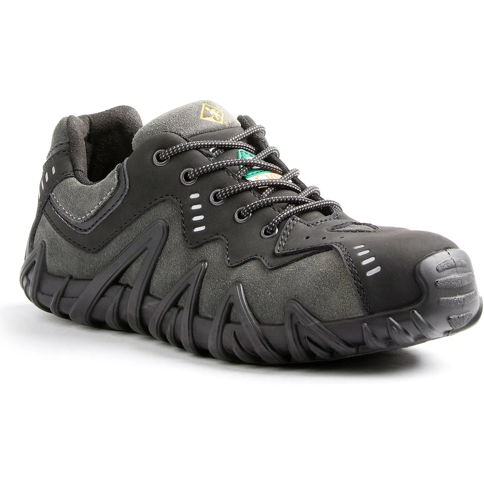 Terra Men's Spider Low Composite Toe Athletic Safety Work Shoe -Black- R8115B