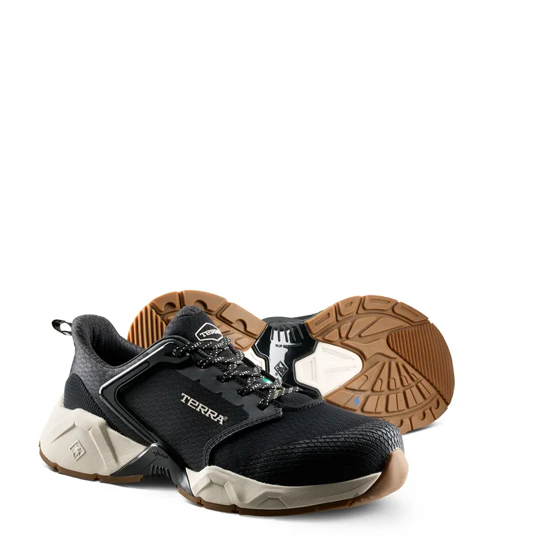Terra Men's Terra Vector Composite Toe Athletic Safety Work Shoe - Tan - 1298BW
