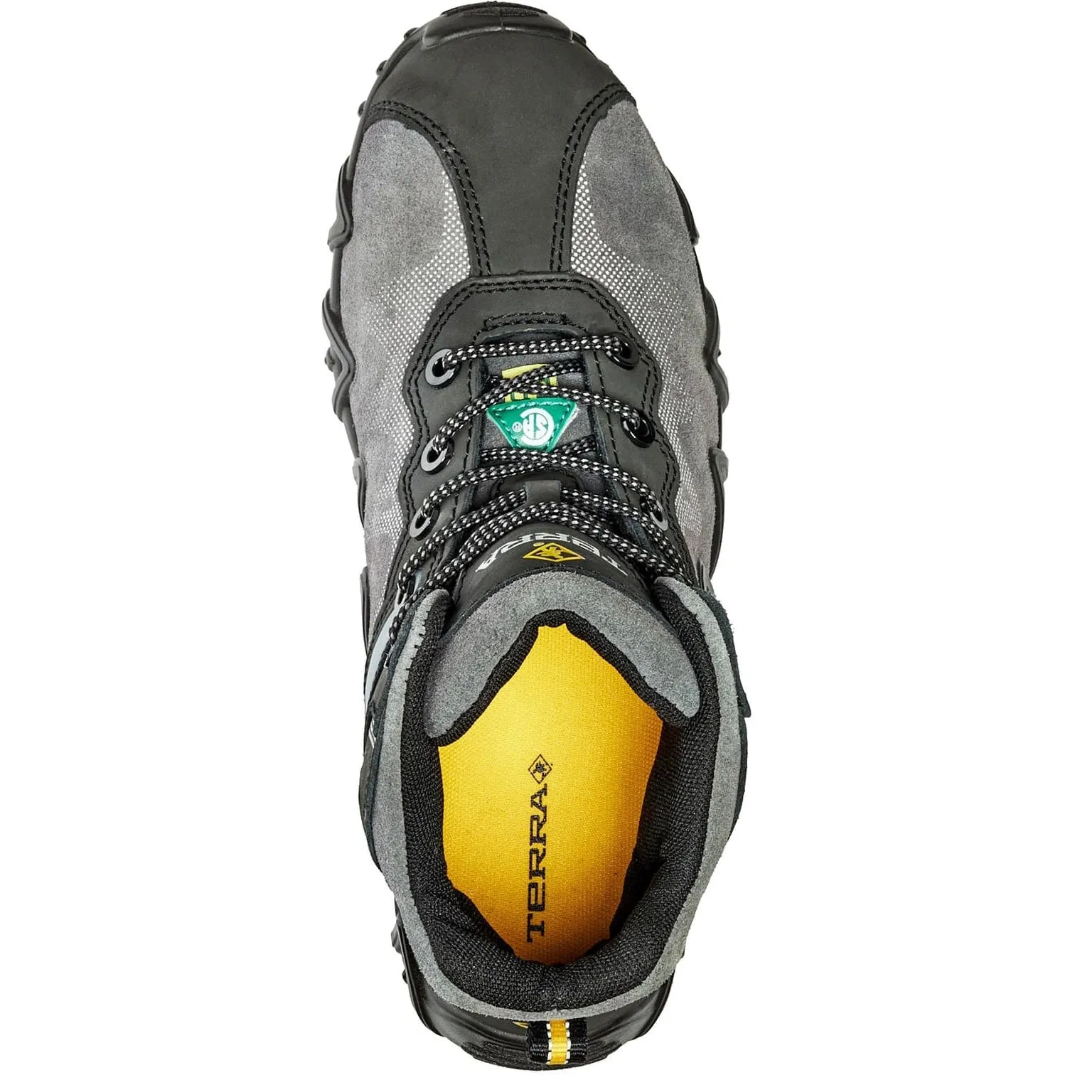 Terra Men's Venom Mid Composite Toe Waterproof Safety Work Shoe -Black- R8285B
