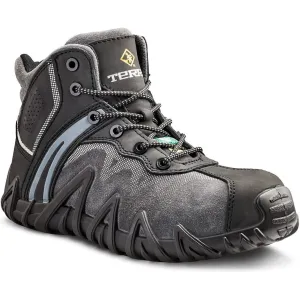 Terra Men's Venom Mid Composite Toe Waterproof Safety Work Shoe -Black- R8285B