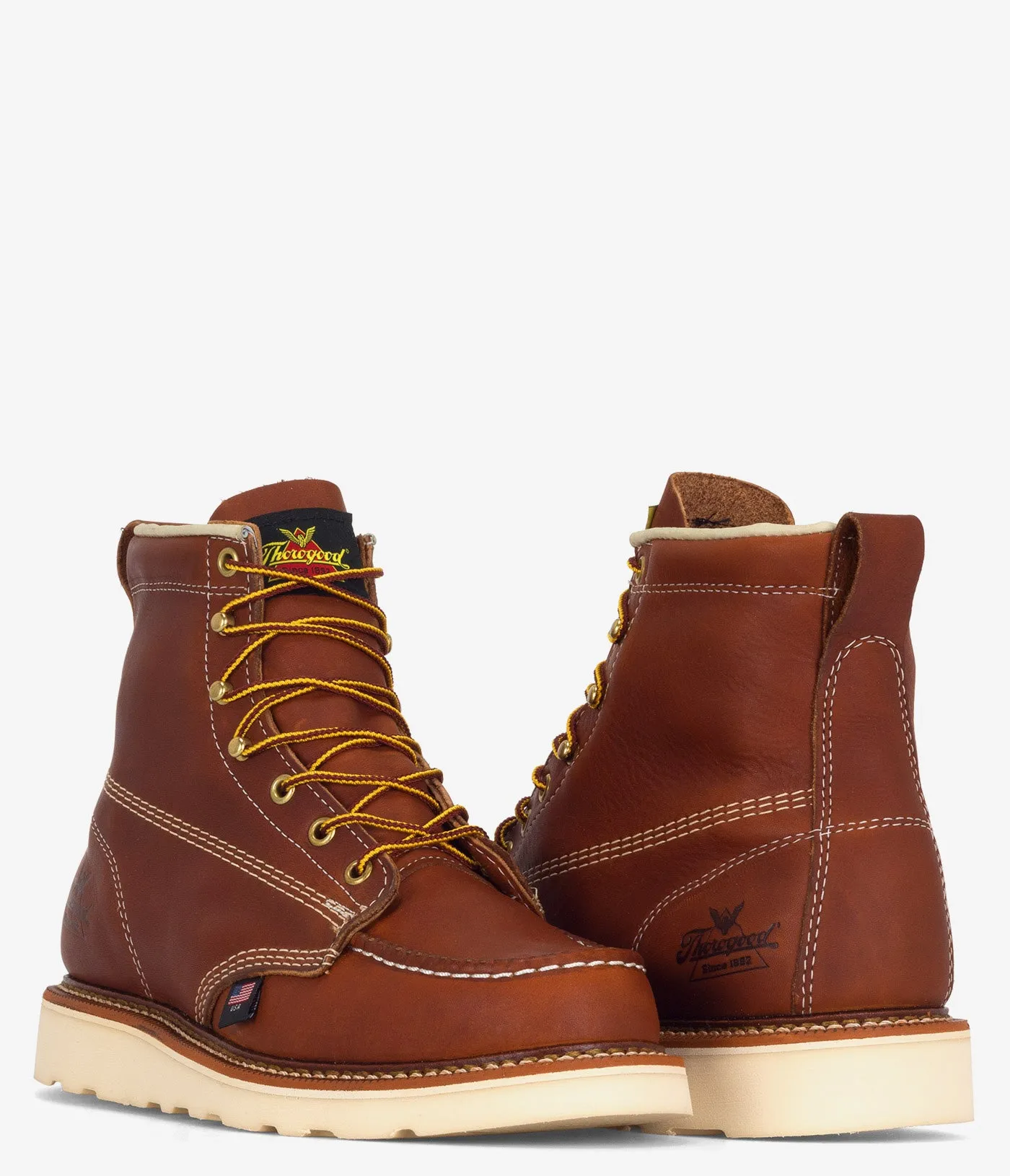 Thorogood American Heritage 6" Moc-Toe Soft Toe Boot - Men