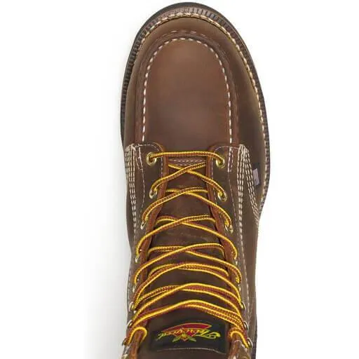 Thorogood Men's American Heritage 8" Steel Toe Wedge Work Boot - Brown - 804-4235
