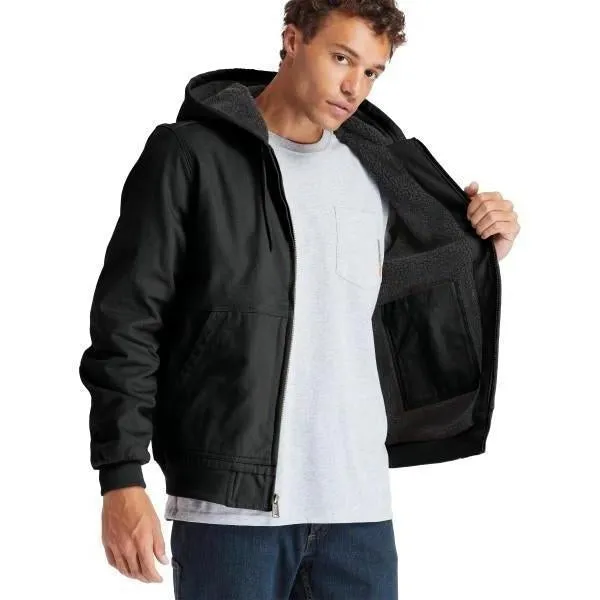 Timberland Pro Men's Gritman Hooded Ins Work Jacket - Black - TB0A1VB4015
