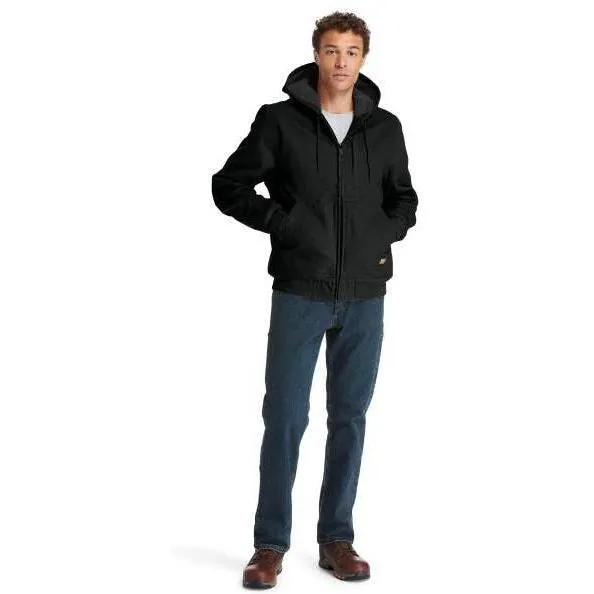 Timberland Pro Men's Gritman Hooded Ins Work Jacket - Black - TB0A1VB4015