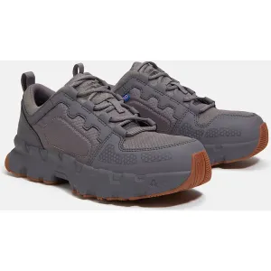 Timberland Pro Men's Powertrain Composite Toe Sneaker Work Shoe- Grey- TB0A67NQY55