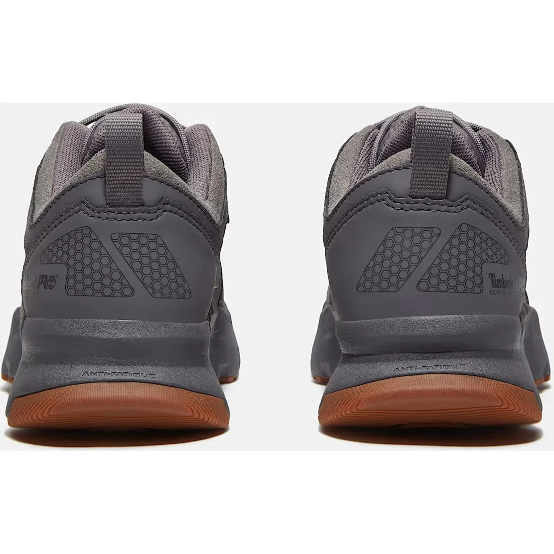 Timberland Pro Men's Powertrain Composite Toe Sneaker Work Shoe- Grey- TB0A67NQY55
