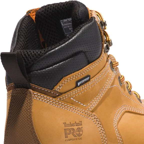 Timberland Pro Men's Titan Evolution 6" Waterproof Composite Toe Work Boot Wheat - TB1A5Q82231