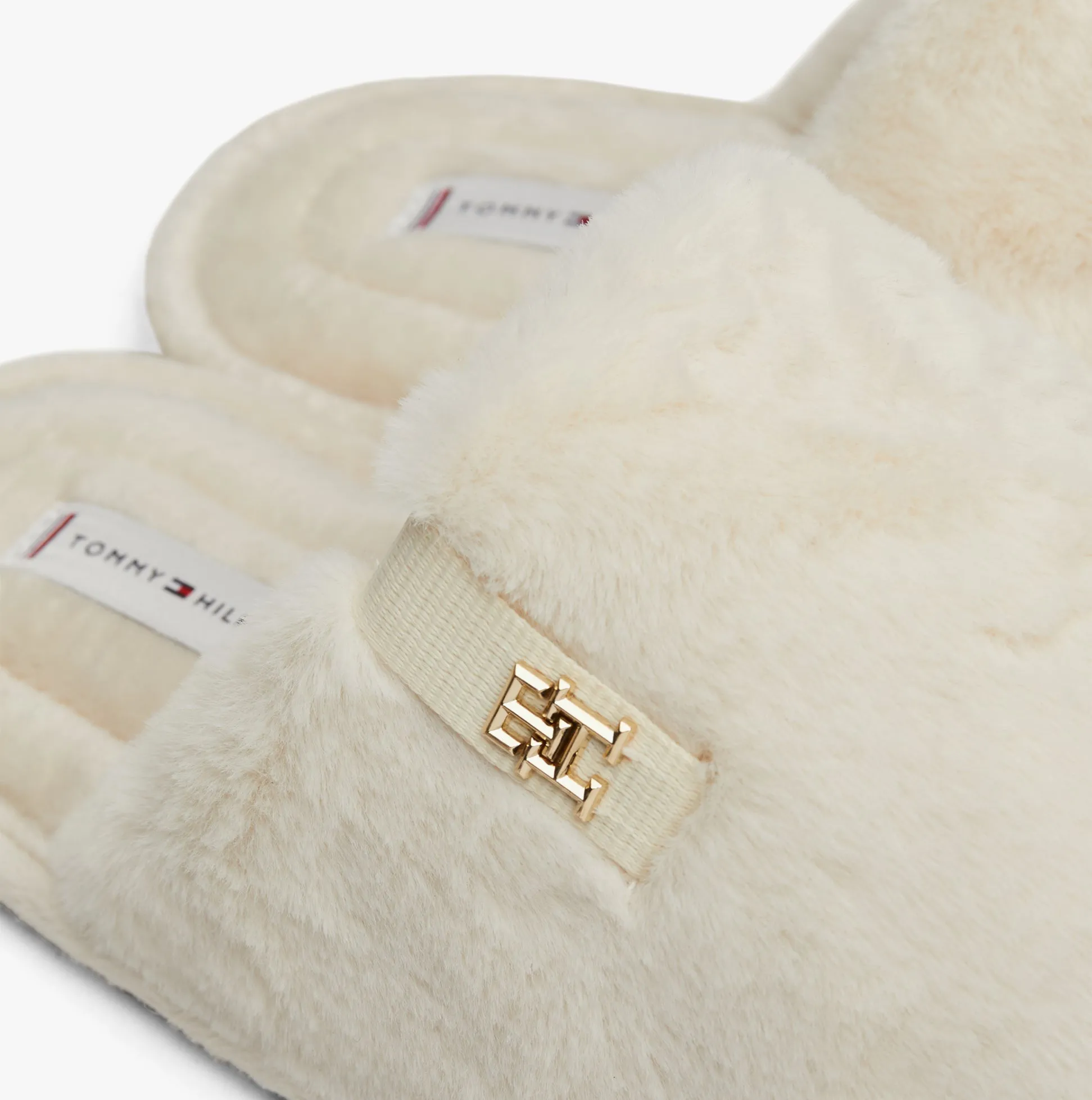 Tommy Hilfiger COMFORT HOME SLIP Womens Mule Slippers Ancient White