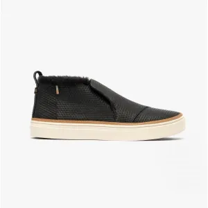 TOMS PAXTON Womens Leather Slip On Black