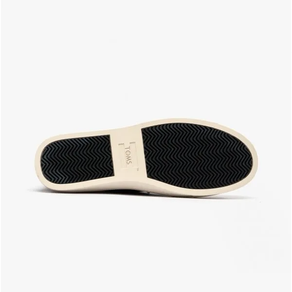 TOMS PAXTON Womens Leather Slip On Black
