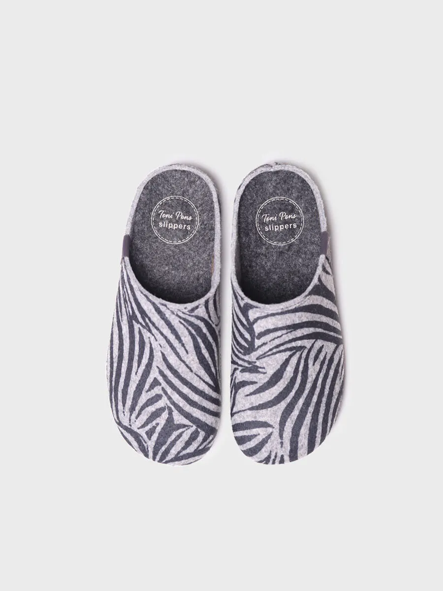 Toni Pons MAUI-NM Womens Slippers Zebra