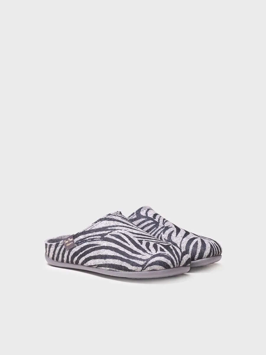 Toni Pons MAUI-NM Womens Slippers Zebra