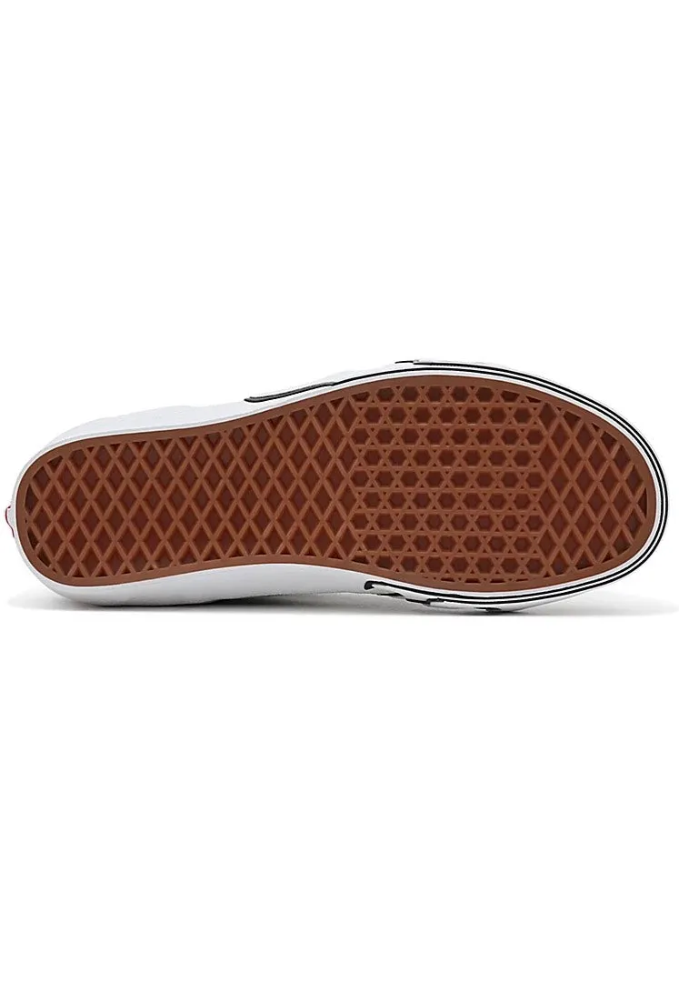 Vans - Sk8 Hi Flame Suede Black/White - Shoes