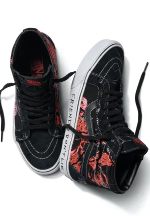 Vans x Stranger Things - Sk8 Hi Reissue Black/Red - Shoes