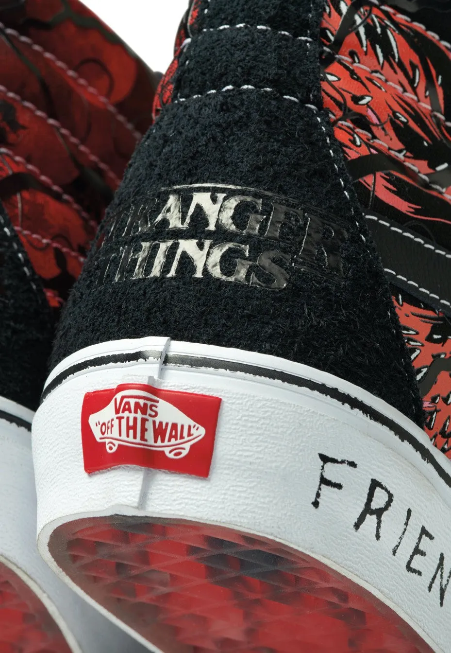 Vans x Stranger Things - Sk8 Hi Reissue Black/Red - Shoes