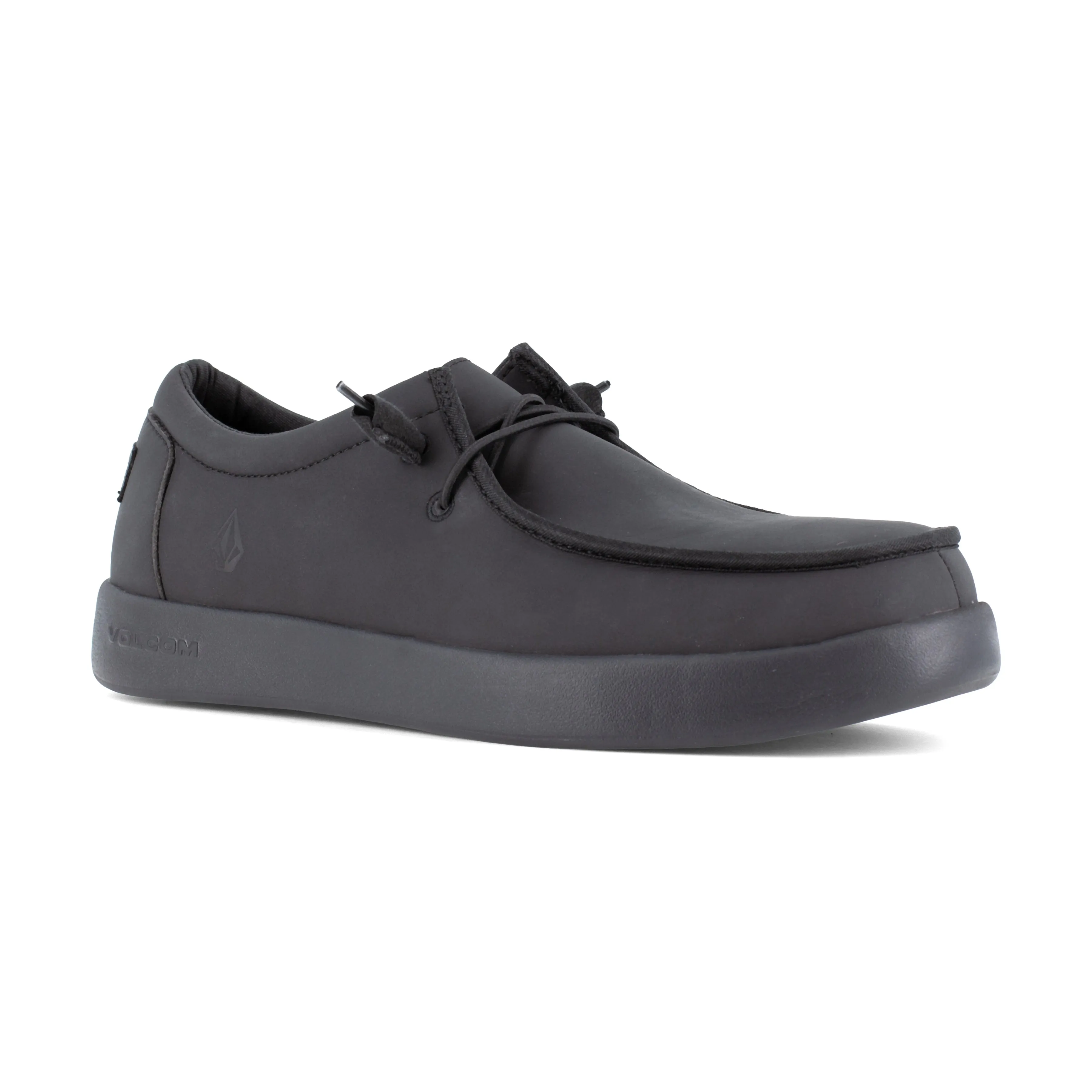 Volcom Men's Chill Composite Toe Slip On Casual Work Shoe - Black - VM30810