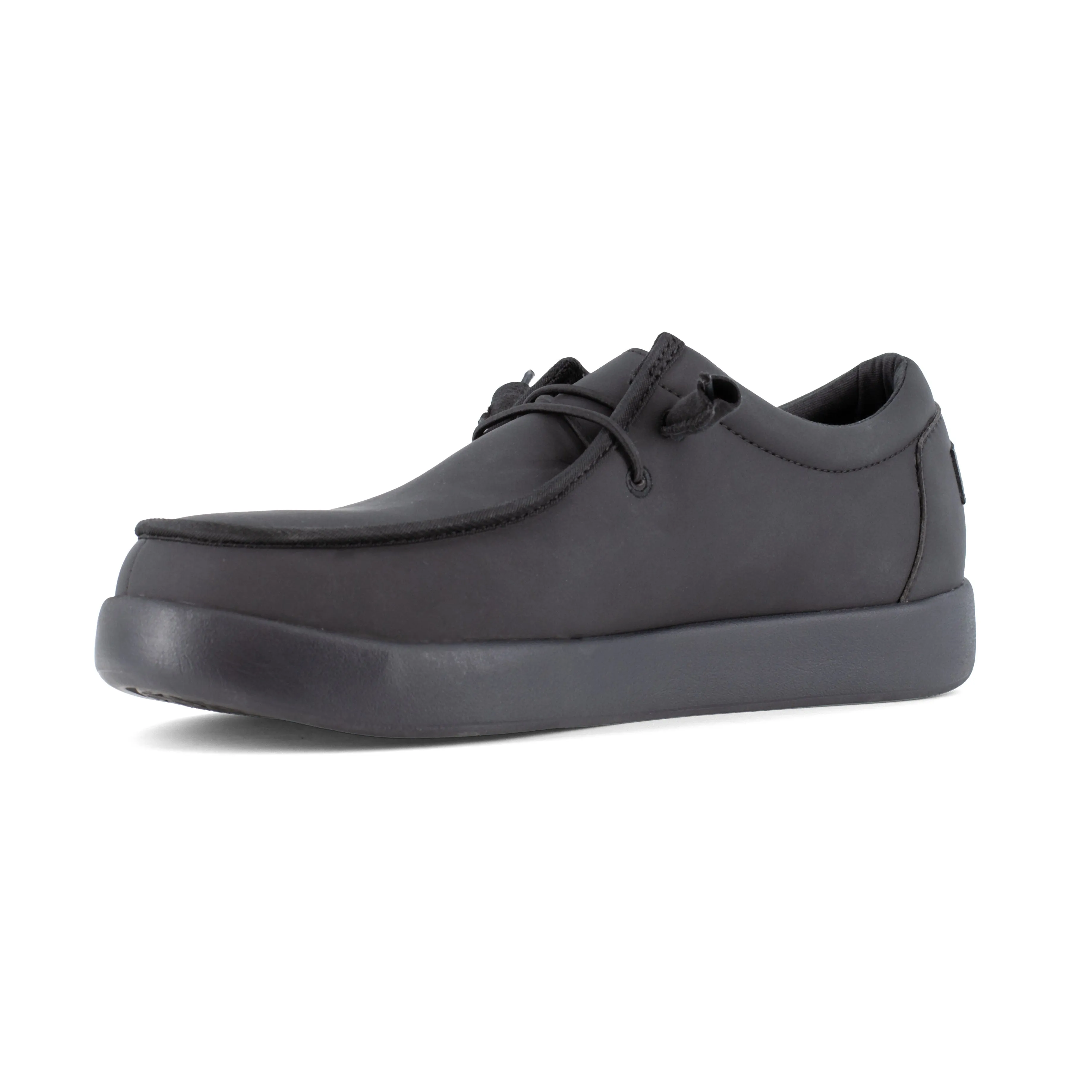 Volcom Men's Chill Composite Toe Slip On Casual Work Shoe - Black - VM30810