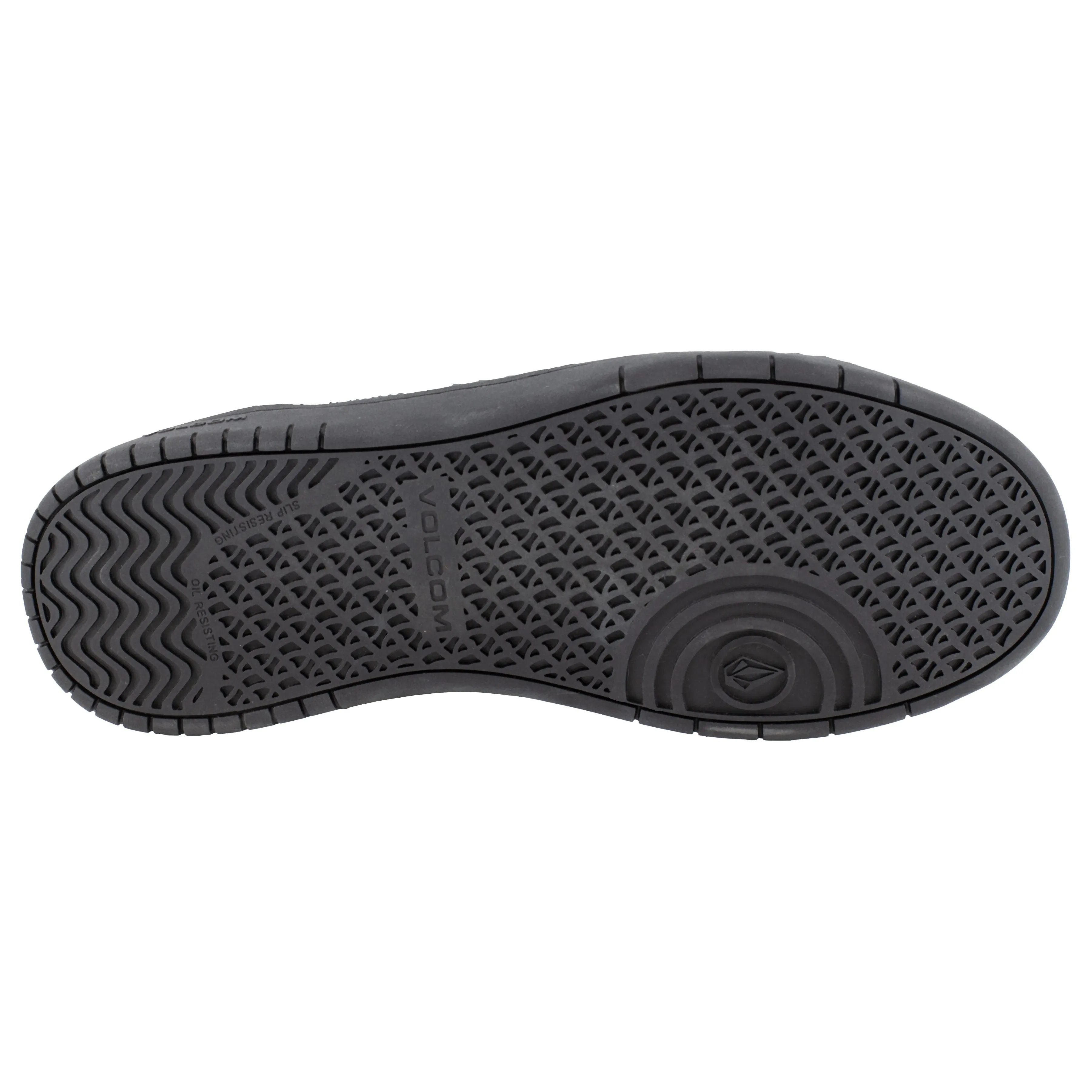 Volcom Men's Stone Op Art Composite Toe Skate Inspired Work Shoe - Black - VM30596