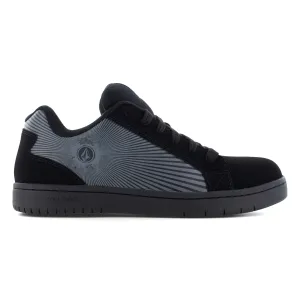 Volcom Men's Stone Op Art Composite Toe Skate Inspired Work Shoe - Black - VM30596
